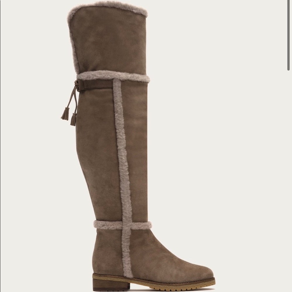 Frye Tamara Shearling OTK Boots